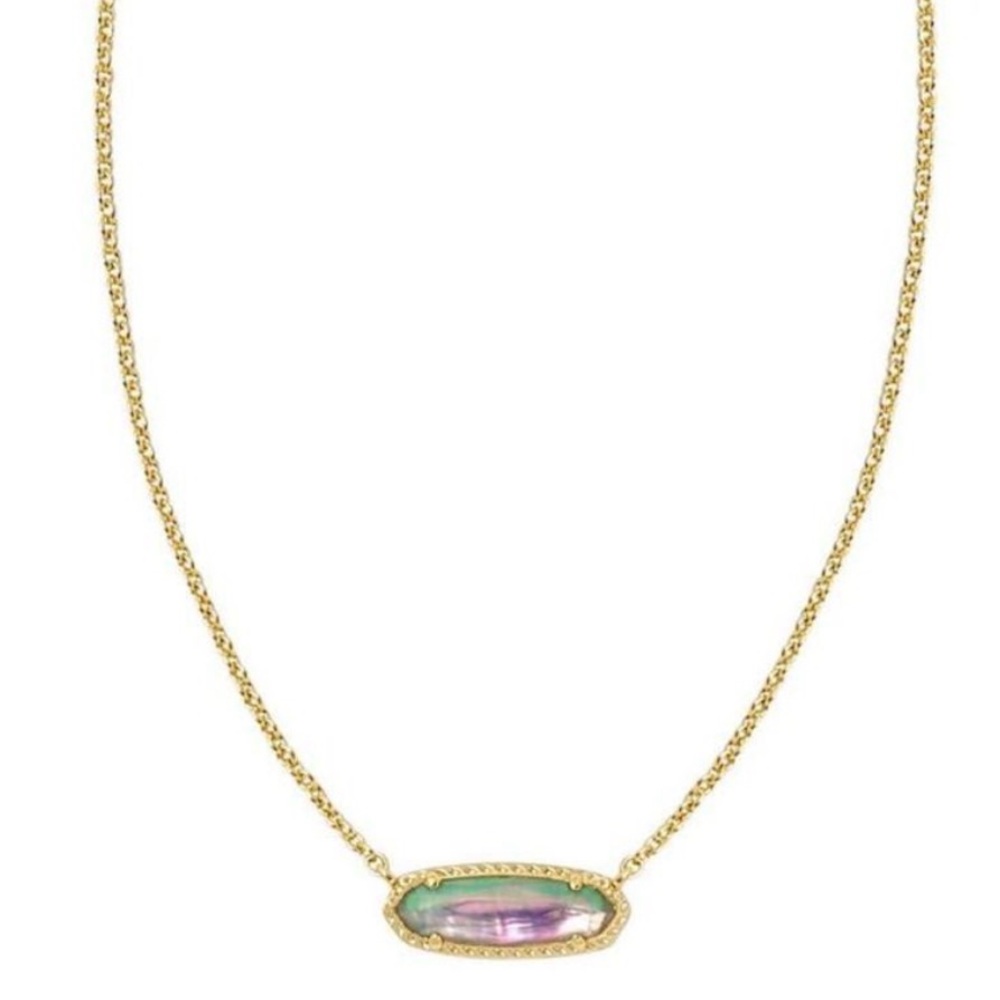 Kendra Scott Iridescent Petite Eva necklace in Gold New - Picture 2 of 7